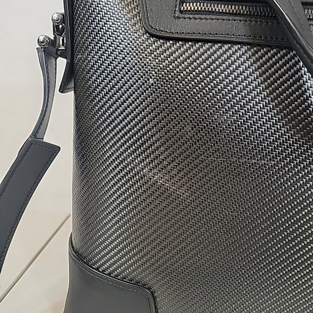 TUMI CFX Carbon Slim Briefcase Business Bag Black 35611CB VERY GOOD CONDITION!